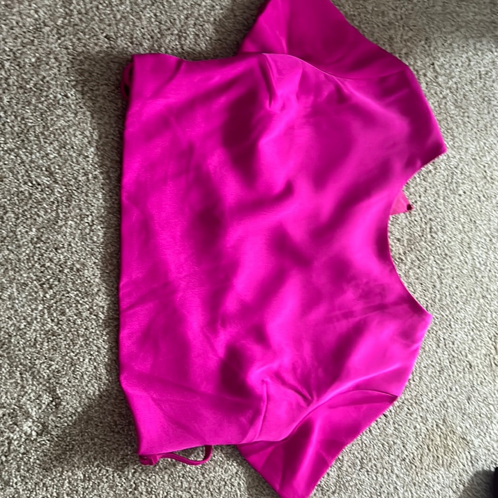 Purple crop top from pants store boutique size large